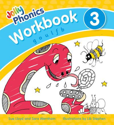 Cover for Sara Wernham · Jolly Phonics Workbook 3: in Precursive Letters (British English edition) - Jolly Phonics: Workbook (Paperback Book) (2021)