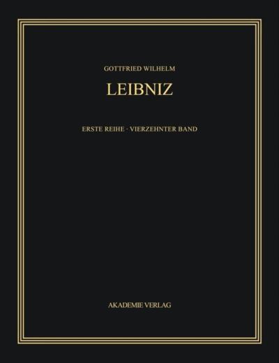 Cover for Gottfried Wilhelm Leibniz · Saemtliche Schriften Und Briefe (Hardcover Book) (1993)