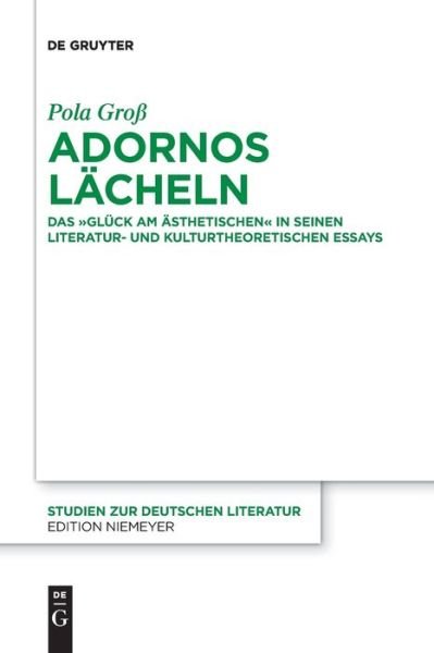 Cover for Pola Gross · Adornos Lacheln (Taschenbuch) (2022)