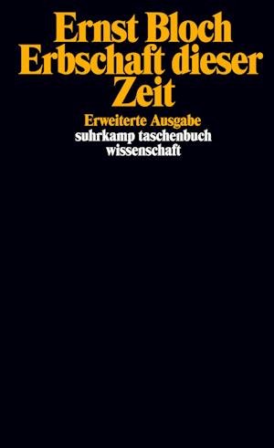 Cover for Ernst Bloch · Suhrk.TB.Wi.0553 Bloch.Erbschaft (Bog)