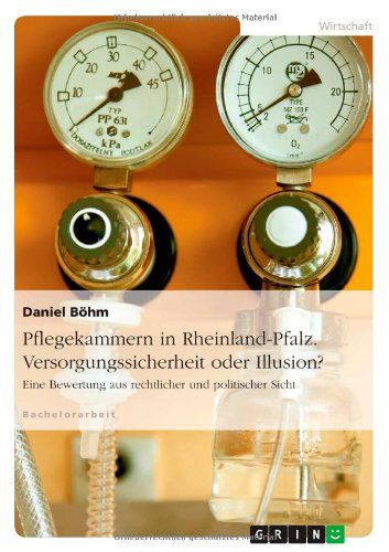 Pflegekammern in Rheinland-pfalz. Versorgungssicherheit Oder Illusion? - Daniel Bohm - Livros - GRIN Verlag - 9783656411536 - 22 de abril de 2013