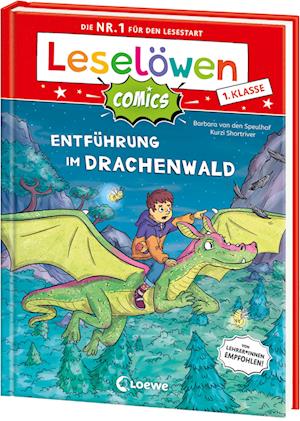 Cover for Barbara van den Speulhof · Leselöwen Comics 1. Klasse - Entführung im Drachenwald (Buch) (2025)