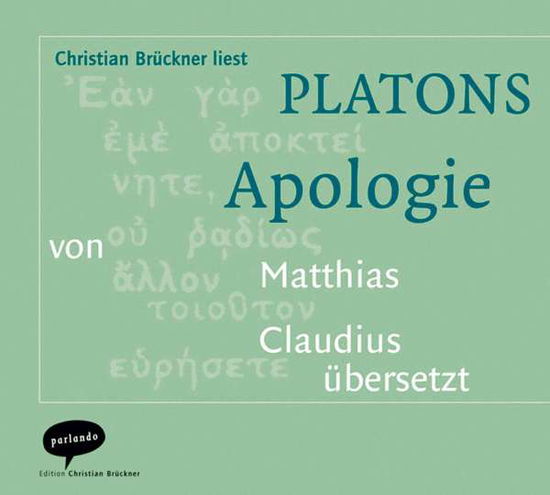 Cover for Platon · Platons Apologie. CD (CD) (2006)