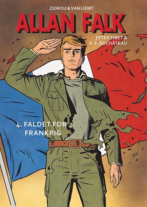 Cover for Van Liemt Zidrou · Allan Falk: Allan Falk 4: Faldet for Frankrig (Gebundesens Buch) [1. Ausgabe] (2020)