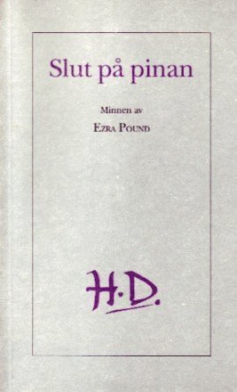 Cover for Hilda Doolittle · Slut på pinan (Book) (1992)