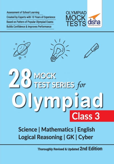 28 Mock Test Series for Olympiads Class 3 Cience, Mathematics, English, Logical Reasoning, Gk & Cyber - Disha Experts - Books - Disha Publication - 9789388240536 - October 10, 2019