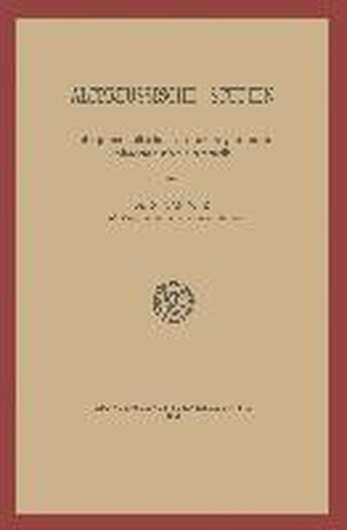 Cover for N Van Wijk · Altpreussische Studien: Beitrage Zur Baltischen Und Zur Vergleichenden Indogermanischen Grammatik (Paperback Book) [Softcover Reprint of the Original 1st 1918 edition] (1918)