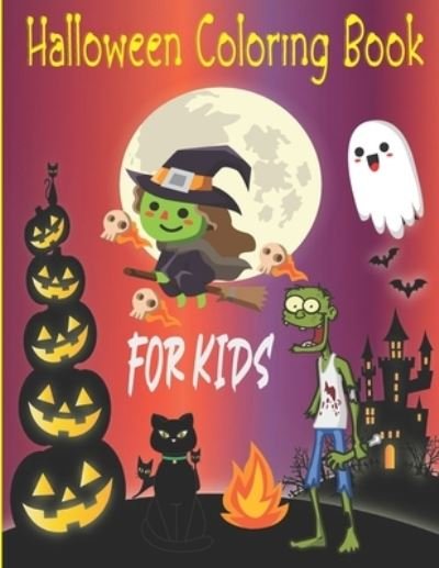 Cover for Tfatef Toura · Halloween Coloring Book for Kids: I Spy Halloween Book for Kids Ages 3 Years Old and Up (Paperback Bog) (2021)