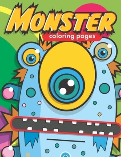 Cover for Stumpt Workshop · Monster Coloring Pages (Paperback Book) (2020)