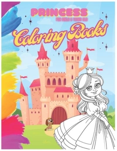 Cover for Karbooks · Princess Coloring Book For Girls 5 Year Old (Paperback Book) (2020)