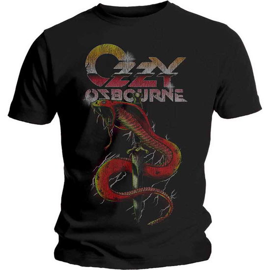 Ozzy Osbourne Unisex T-Shirt: Vintage Snake - Ozzy Osbourne - Merchandise -  - 9950670819536 - 