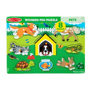 Cover for Melissa &amp; Doug · Pets Peg Puzzle: Puzzles (Wooden) - Peg Puzzles (N/A) (2014)