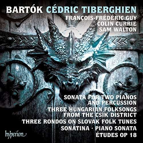 Cover for Cedric Tiberghien · Bartok Sonata for Two Pianos (CD) (2017)