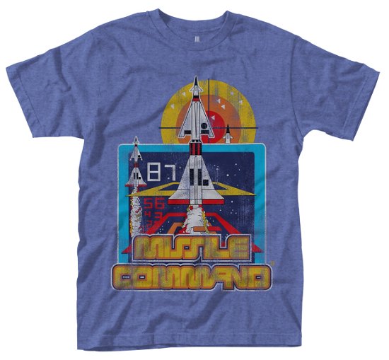 Cover for Atari · Missile Command (T-Shirt Small, Blue) (MERCH) [size S] [Blue edition] (2017)