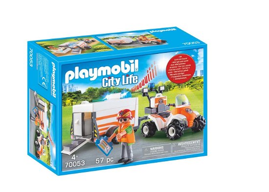 Cover for Playmobil · Rescue 911 Rescue Quad with Trailer (MERCH) (2020)