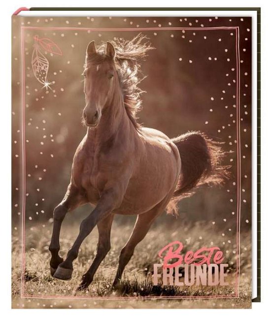 Cover for Freundebuch · Freundebuch - I LOVE HORSES - Bes.71553 (Bok)