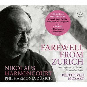 Cover for Nikolaus Harnoncourt · Farewell to Zurich (CD) [Japan Import edition] (2021)