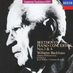 Cover for Wilhelm Bachhaus · Beethoven:piano Concertos 3 &amp; 5 (CD) [Limited edition] (2015)