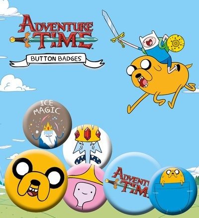 Adventure Time - Jake (badge Pack) - Adventure Time - Fanituote -  - 5028486235537 - 