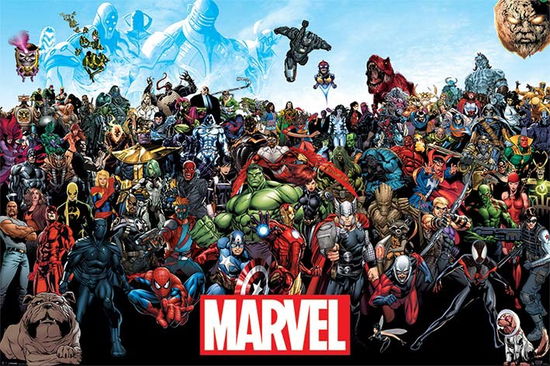 Marvel: Universe (poster Maxi 61x915 Cm) - Pyramid International - Koopwaar - Pyramid Posters - 5050574339537 - 28 oktober 2020