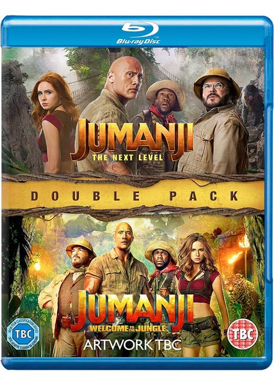 Cover for Fox · Jumanji: The Next Level &amp; Welcome To The Jungle (Blu-ray) (2020)