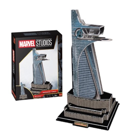 Marvel Stark Avengers Tower (64Pc) 3D Jigsaw Puzzle - Marvel - Gra planszowa - UNIVERSITY GAMES - 5056015085537 - 1 maja 2022
