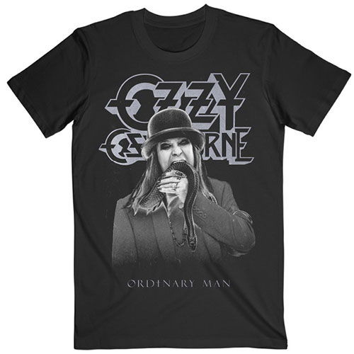 Ozzy Osbourne Unisex T-Shirt: Ordinary Man Snake Rayograph - Ozzy Osbourne - Marchandise -  - 5056368611537 - 