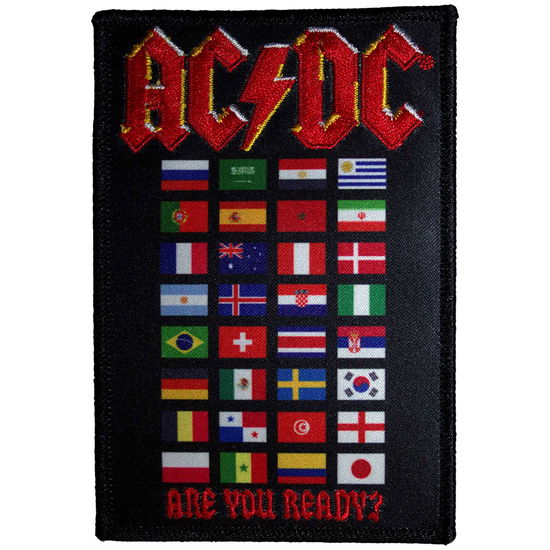 Cover for AC/DC · AC/DC Woven Patch: Are You Ready? Flags (Patch) (2024)