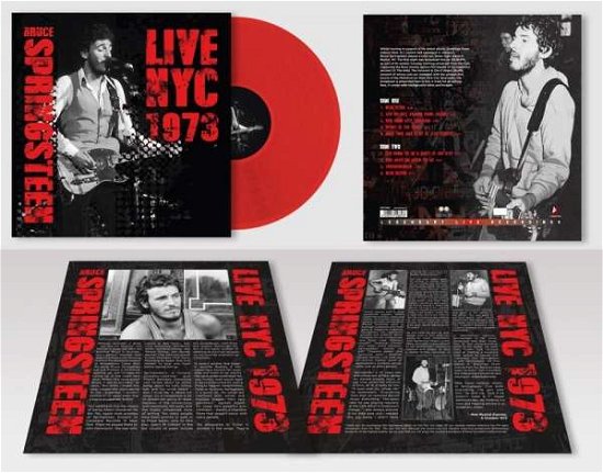 Cover for Bruce Springsteen · Live Nyc 1973 (Red Vinyl) (LP) (2018)