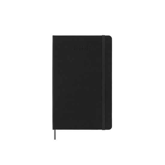 Cover for Moleskine · Moleskine 2025 18-Month Daily Large Hardcover Notebook: Black (Paperback Bog) (2024)