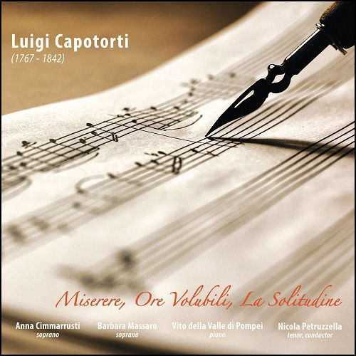 Cover for Luigi Capotorti · Misere, Ore Volubili, La Solitudine (1767 - 1842) (CD) (2023)