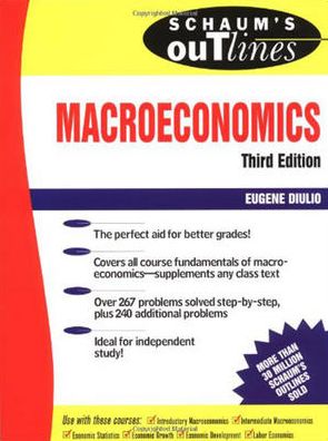 Cover for Eugene Diulio · Schaum's Outline of Macroeconomics (Pocketbok) (1998)