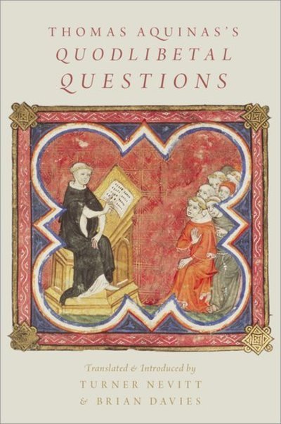 Cover for Brian Davies · Thomas Aquinas's Quodlibetal Questions (Paperback Bog) (2020)