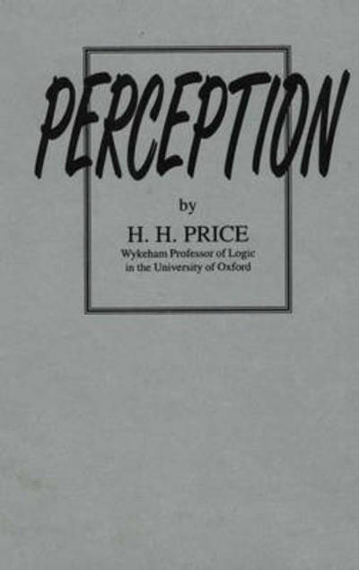 Cover for H. H. Price · Perception (Hardcover Book) [New edition] (1982)