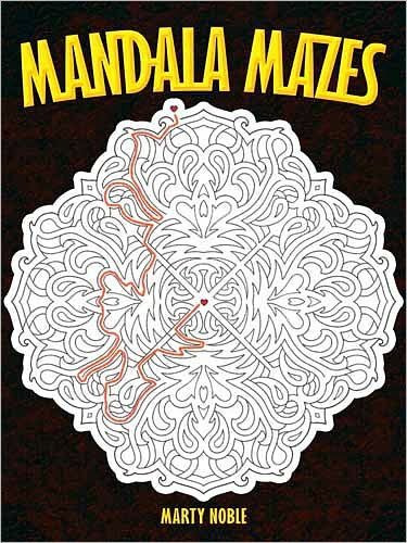 Cover for Marty Noble · Mandala Mazes - Dover Children's Activity Books (Paperback Bog) [Green edition] (2010)