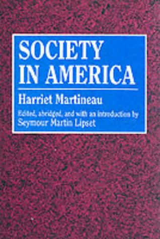 Cover for Harriet Martineau · Society in America - Social Science Classics (Taschenbuch) (1981)