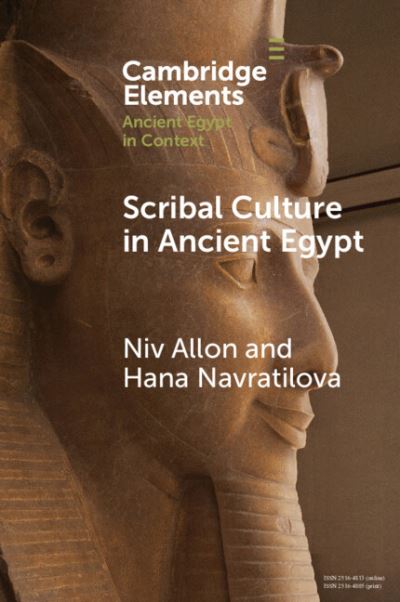 Cover for Allon, Niv (The Metropolitan Museum of Art) · Scribal Culture in Ancient Egypt - Elements in Ancient Egypt in Context (Paperback Book) (2023)