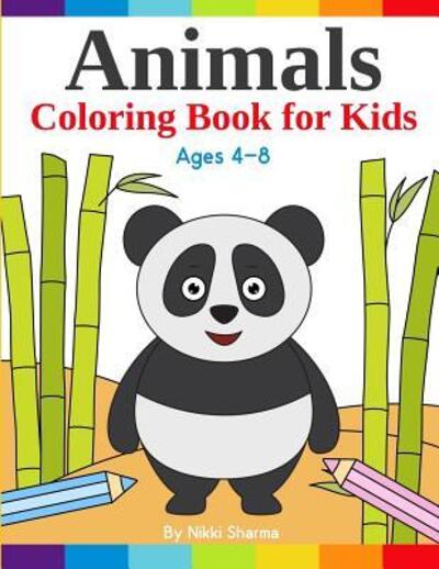 Cover for Nikki Sharma · Animals Coloring Book for kids (Paperback Book) (2019)