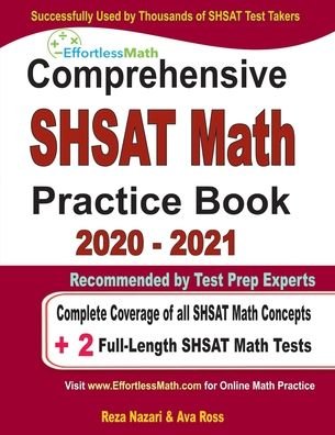 Cover for Ava Ross · Comprehensive SHSAT Math Practice Book 2020 - 2021 (Paperback Bog) (2020)