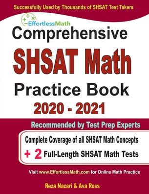 Cover for Ava Ross · Comprehensive SHSAT Math Practice Book 2020 - 2021 (Pocketbok) (2020)