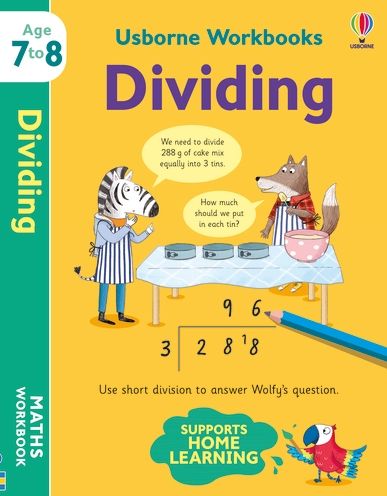 Cover for Holly Bathie · Usborne Workbooks Dividing 7-8 - Usborne Workbooks (Paperback Book) (2022)