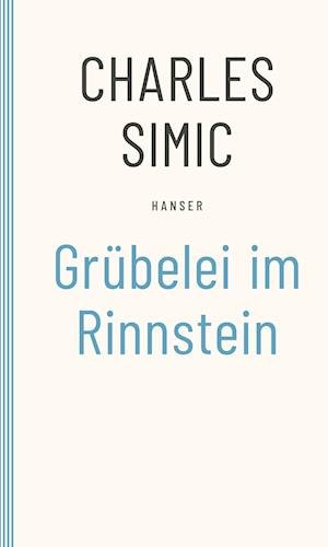 Cover for Charles Simic · Grübelei im Rinnstein (Bok) (2000)