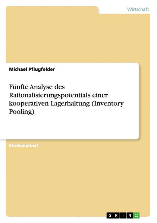 Cover for Pflugfelder · Fünfte Analyse des Rational (Book) [German edition] (2008)