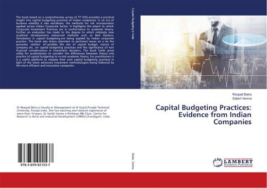 Cover for Batra · Capital Budgeting Practices: Evid (Book)