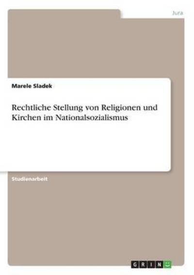 Cover for Sladek · Rechtliche Stellung von Religion (Bog) (2016)