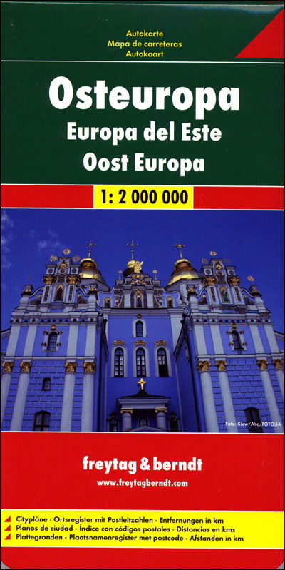 Freytag & Berndt Road Map: Eastern Europe - Freytag & Berndt - Books - Freytag & Berndt - 9783707907537 - December 31, 2012