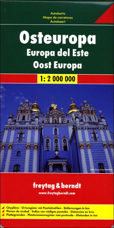 Cover for Freytag &amp; Berndt · Freytag &amp; Berndt Road Map: Eastern Europe (Hardcover Book) (2012)