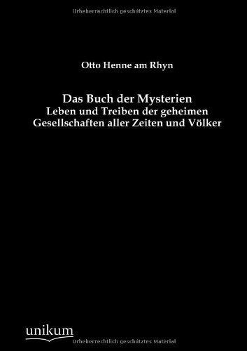 Cover for Otto Henne Am Rhyn · Das Buch der Mysterien (Taschenbuch) [German edition] (2012)