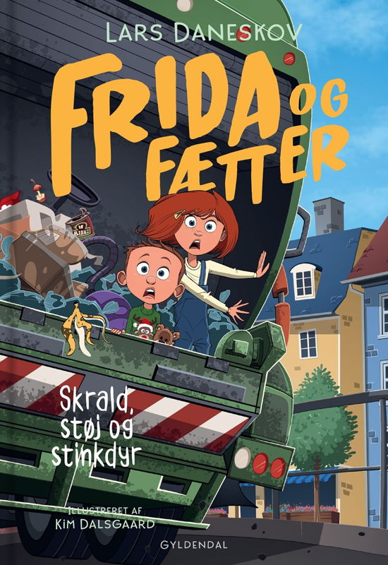 Cover for Lars Daneskov · Frida og fætter: Frida og Fætter - Skrald, støj og stinkdyr (Gebundesens Buch) [1. Ausgabe] (2022)