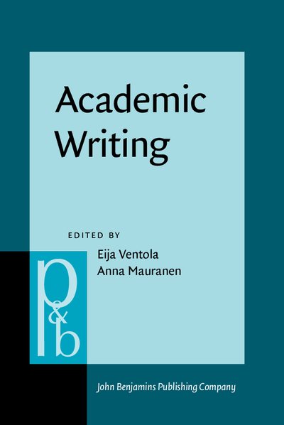 Cover for Eija Ventola · Academic Writing: Intercultural and textual issues - Pragmatics &amp; Beyond New Series (Hardcover Book) (1996)